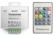 04-39 Контроллер RGB, 12/24В, 288/576Вт, 3 канала х 8А, IP20, пульт - КОЛОРЛОН ВТД Новосибирск