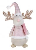 СНОУ БУМ Сувенир-фигура интерьерная в виде оленя, 22x15x48 см, полиэстер, арт.59 - КОЛОРЛОН ВТД Новосибирск