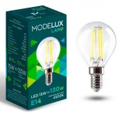 15W MODELUX ML2873- G45-15W-Е14-4500 clear - КОЛОРЛОН ВТД Новосибирск