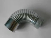 Отвод D150/90град  оцинкованный - КОЛОРЛОН ВТД Новосибирск