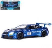 JB1251195ТМ "Автопанорама" Машинка металлическая, 1:24, BMW M6 GT3, синий, открываются передние двер - КОЛОРЛОН ВТД Новосибирск