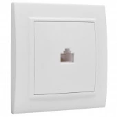 EKF Minsk Розетка ПК Cat5e белая ERK01-035-10 - КОЛОРЛОН ВТД Новосибирск