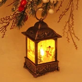 Сувенир с подсветкой Christmas "Фонарь - Зиминий переполох" 13х7,3х7,3 см - КОЛОРЛОН ВТД Новосибирск