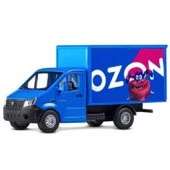 JB0404722 ТМ "Автопанорама" Машинка метал1:28 ГАЗель NEXT OZON OZY,син,откр.двер+зад.дв,свет,звук,ин - КОЛОРЛОН ВТД Новосибирск