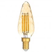 HL-2215 LED DECO FILAMENT CONE 6W 720Lm E14 2700K AMBER - КОЛОРЛОН ВТД Новосибирск