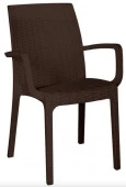 Стул RATTAN Ola Dom (коричневый) - КОЛОРЛОН ВТД Новосибирск