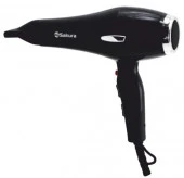 SAKURA Фен электро SA-4038BK Professional 2400Вт 4 темп.режима 2 скор. 2 конц. - КОЛОРЛОН ВТД Новосибирск