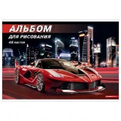 Альб д.рис 40л скр А4 13845-EAC выб УФ двойной конгрев СуперКар - КОЛОРЛОН ВТД Новосибирск