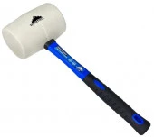 Vertextools  киянка резиновая 680 г. белая резина, фибергласовая рукоятка 10-45-680 - КОЛОРЛОН ВТД Новосибирск