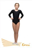 Г 21-011  Костюм гимн. "Классика" из ПА. Цв. черный. Р-р 38 - КОЛОРЛОН ВТД Новосибирск