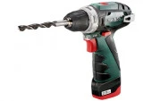 METABO Акк. шуруповерт PowerMaxx BS, 12В  2х2,0  LC40, кейс - КОЛОРЛОН ВТД Новосибирск