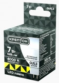 7W Лампа КРЕПТОН LED GU5.3 7W 4000K - КОЛОРЛОН ВТД Новосибирск