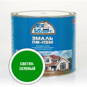 ЭКСПЕРТ Эмаль ПФ-115 глянц св.-зеленая RAL 6001  (1,8кг; 6шт) - КОЛОРЛОН ВТД Новосибирск