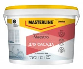Краска Masterline Maestro Фасадная Акриловая глуб/мат BW 9л - КОЛОРЛОН ВТД Новосибирск