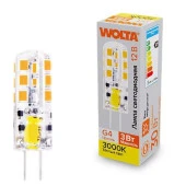 ***3W Лампа LED  WOLTA WSTD-JC-12V3W3KG4-S КАПСУЛА JC 3Вт 240лм 3000K G4 - КОЛОРЛОН ВТД Новосибирск