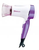 SAKURA Фен электро SA-4039V 1400Вт 2 темп.режима - КОЛОРЛОН ВТД Новосибирск