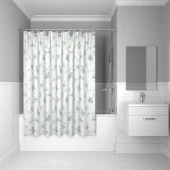 SCID132P, elegant silver, Штора для ванной комнаты, 200*200 см - КОЛОРЛОН ВТД Новосибирск