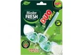 ***Master FRESH подвесной блок для унитаза DUO EFFECT 400 смываний 5в1 формула GOLD ХВОЯ, 1шт - КОЛОРЛОН ВТД Новосибирск