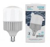 Лампа Gauss Elementary T160 100W 9500lm 4000K E40 LED - КОЛОРЛОН ВТД Новосибирск