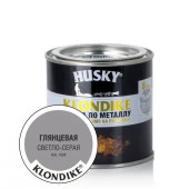 HUSKY-KLONDIKE Краска по металлу глянцевая светло-серая RAL 7004  (250мл; 6шт) - КОЛОРЛОН ВТД Новосибирск