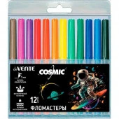 Фломастеры 12цв. deVENTE "Cosmic" 5081424 вент.колп.,пластик.блист. - КОЛОРЛОН ВТД Новосибирск