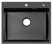 Мойка "V" 600*500*220мм, Black - КОЛОРЛОН ВТД Новосибирск