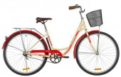 Велосипед FOXX 28" VINTAGE бежевый, сталь, размер 18"+ передняя корзина - КОЛОРЛОН ВТД Новосибирск