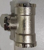 Тройник под манометр 1/2" х 1/4" х 1/2" в/в/в MPF - КОЛОРЛОН ВТД Новосибирск