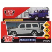 267175 Машина металл MERCEDES-BENZ G-CLASS 12 см, двери, багаж, серебристый, кор. Технопарк - КОЛОРЛОН ВТД Новосибирск