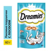 60Г ЛАКОМСТВА DREAMIES ДЛЯ КОШЕК С ЛОСОСЕМ  443583 - КОЛОРЛОН ВТД Новосибирск