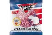 зерновая приманка Домовой Прошка Тройной Удар от Крыс пакет 130гр/Дэзпро/45 - КОЛОРЛОН ВТД Новосибирск