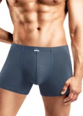 CLEVER MSH608710/8 Трусы мужские шорты удлиненные (База хлопок 2), 52, Джинсовый - КОЛОРЛОН ВТД Новосибирск