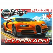 365057 Суперкары. Пазлы классические в коробке. 120 деталей. 180х130х25 мм. Умные игры в кор.64шт - КОЛОРЛОН ВТД Новосибирск