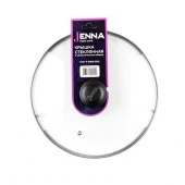 Крышка стеклянная с ручкой и металлическим ободом JENNA 4728  28 см - КОЛОРЛОН ВТД Новосибирск