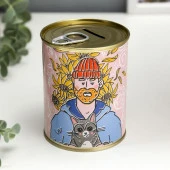 Копилка-банка металл "Коплю на котика" 5222867 - КОЛОРЛОН ВТД Новосибирск