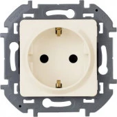 Legrand INSPIRIA Слоновая кость Розетка с/з 673721 - КОЛОРЛОН ВТД Новосибирск
