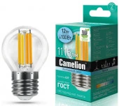 12W Camelion LED12-G45-FL/845/E27  (Эл.лампа светодиодная 12Вт 220В) - КОЛОРЛОН ВТД Новосибирск
