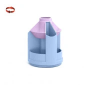 61569 ПОДСТАВКА Д/РУЧЕК И КАРАНДАШЕЙ ERICHKRAUSE MINI DESK. PASTEL BLOOM, ГОЛУБОЙ/ФИОЛЕТОВЫЙ /8/ - КОЛОРЛОН ВТД Новосибирск