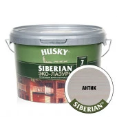 HUSKY SIBERIAN «Эко-Лазурь для дерева» полуматовая антик (2,5л) - КОЛОРЛОН ВТД Новосибирск