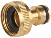 Адаптер GRINDA внешний, латунный, 3/4"  8-426102 - КОЛОРЛОН ВТД Новосибирск