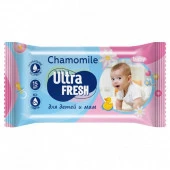 Ultra Fresh Baby Влажные салфетки 15 шт - КОЛОРЛОН ВТД Новосибирск