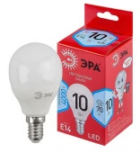 10W ЭРА RED LINE LED P45-10W-840-E14 R 10Вт шар нейтральный белый свет - КОЛОРЛОН ВТД Новосибирск