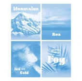 Тетрадь 96л., А5, клетка BG "Blue collection", soft-touch ламинация  Т5ск96_лс 11959 - КОЛОРЛОН ВТД Новосибирск