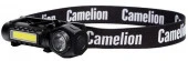 ***Camelion LED53408 (фонарь налоб, аккум 3,7В, черн, XPE+COB, 3 Вт, 3 реж, магнит, Type-C, бокс) - КОЛОРЛОН ВТД Новосибирск