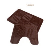 Набор ковриков для ванной комнаты ZALEL  60*100 2-пр D.BROWN - КОЛОРЛОН ВТД Новосибирск