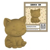 20124 QBRIX Картонный 3D конструктор Добрый котик - КОЛОРЛОН ВТД Новосибирск