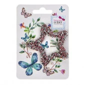 Lukky Fashion заколка для волос в ассортименте (круг, звезда, треугольник), 1шт - КОЛОРЛОН ВТД Новосибирск