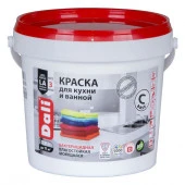 "DALI" краска  для кухни и ванной- 0,9 л. База С (бесцветный) - КОЛОРЛОН ВТД Новосибирск