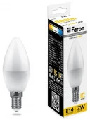 7W 230V E14 2700K C37, LB-97 Feron - КОЛОРЛОН ВТД Новосибирск