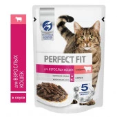 75Г ВЛАЖНЫЙ КОРМ PERFECT FIT Д/К ВЗР ГОВЯДИНА  119185 - КОЛОРЛОН ВТД Новосибирск